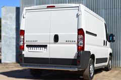 Пороги труба D63 (вариант 2) для Peugeot Boxer L1H1 2006-2015