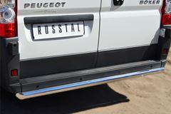Защита заднего бампера D63 (прямая) для Peugeot Boxer L1H1 2006-2015