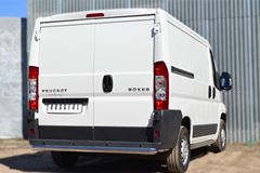 Защита заднего бампера D76 (прямая) для Peugeot Boxer L1H1 2006-2015