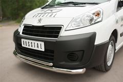 Защита переднего бампера D63 (секции) D42 (дуга) для Peugeot Expert 2007-