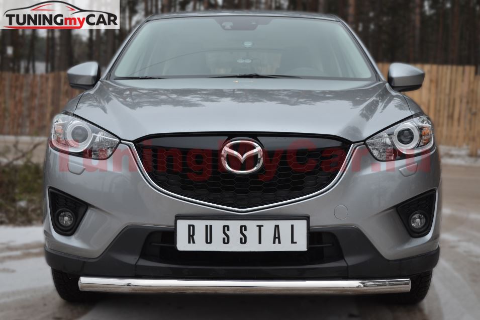 Защита переднего бампера D63 (секции) для Mazda CX-5 2011-