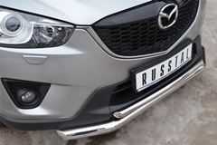 Защита переднего бампера D63(секции) D42(дуга) для Mazda CX-5 2011-