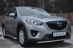 Защита переднего бампера D42 (секции) для Mazda CX-5 2011-