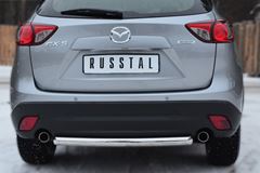Защита заднего бампера D63 (дуга) для Mazda CX-5 2011-