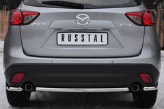 Защита заднего бампера уголки D42 для Mazda CX-5 2011-