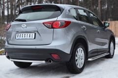 Защита заднего бампера D42 (дуга) для Mazda CX-5 2011-