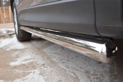 Защита порогов D63 (вариант 3) для Mazda CX-5 2011-