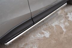 Защита порогов D63 (вариант 1) для Mazda CX-5 2011-