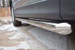 Защита порогов D63 (вариант 1) для Mazda CX-5 2011-