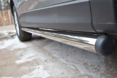 Защита порогов D63 (вариант 2) для Mazda CX-5 2011-