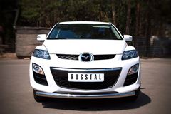 Защита переднего бампера D63 (дуга) для Mazda CX-7 2010-2013