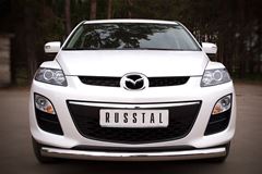 Защита переднего бампера D76 (дуга) для Mazda CX-7 2010-2013