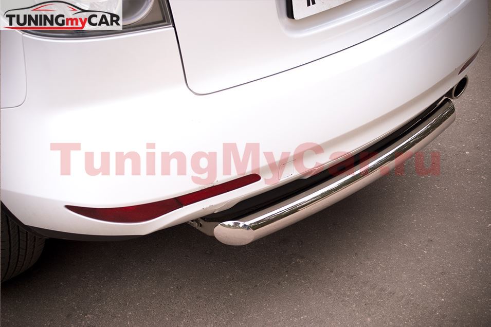 Защита заднего бампера D76 (дуга) для Mazda CX-7 2010-2013