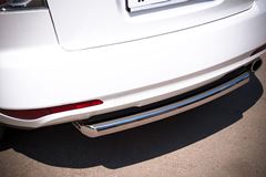 Защита заднего бампера D63 (дуга) для Mazda CX-7 2010-2013