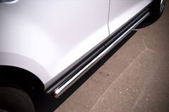Пороги труба D63 (вариант 3) для Mazda CX-7 2010-2013