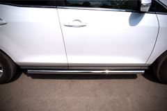 Пороги труба D63 (вариант 1) для Mazda CX-7 2010-2013