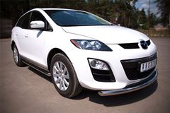 Пороги труба D63 (вариант 1) для Mazda CX-7 2010-2013