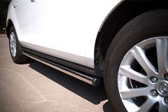 Пороги труба D63 (вариант 2) для Mazda CX-7 2010-2013