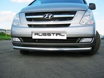 Защита переднего бампера D76 для Hyundai H1 2008-