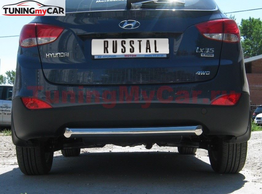Защита заднего бампера D76 для Hyundai IX35 2010-2012