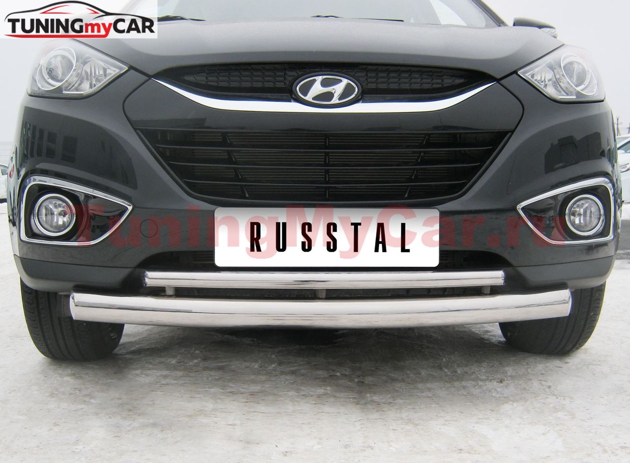 Защита переднего бампера D76/42 для Hyundai IX35 2010-2012