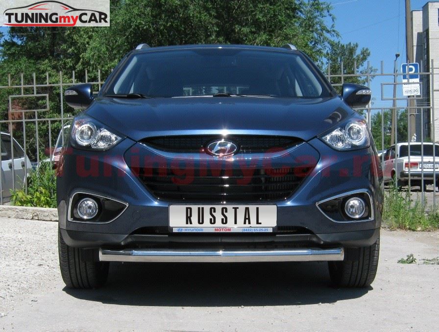Защита переднего бампера D76 для Hyundai IX35 2010-2012