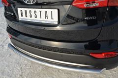 Защита заднего бампера D63 (дуга) для Hyundai Santa Fe 2012-2015