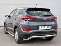 Защита заднего бампера D63 волна для Hyundai Tucson 2015