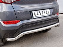 Защита заднего бампера D63 волна для Hyundai Tucson 2015
