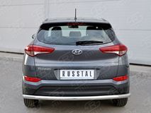 Защита заднего бампера D63 секция для Hyundai Tucson 2015