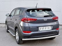 Защита заднего бампера D63 секция для Hyundai Tucson 2015