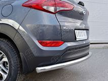 Защита заднего бампера D63 секция для Hyundai Tucson 2015