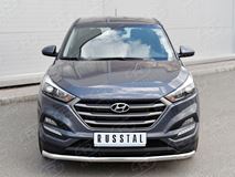 Защита переднего бампера D63 секция для Hyundai Tucson 2015
