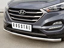 Защита переднего бампера D63 секция для Hyundai Tucson 2015
