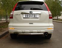Защита заднего бампера D63 для Honda CR-V 2010-2012