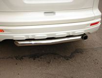 Защита заднего бампера D63 для Honda CR-V 2010-2012
