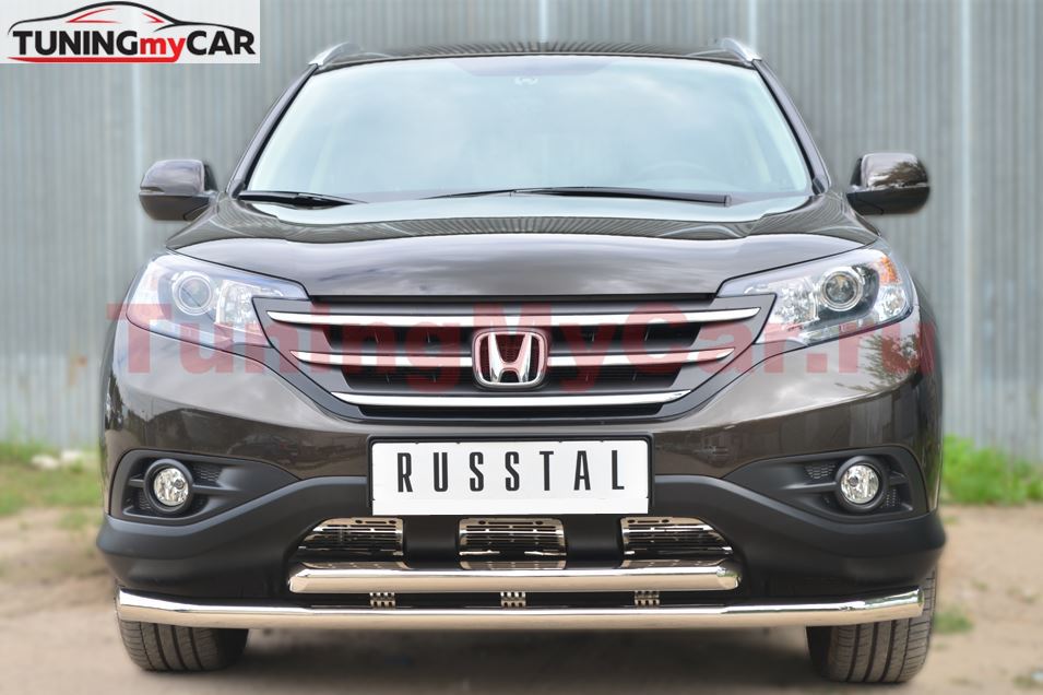 Защита переднего бампера D63 (секции) D63 (дуга) декор-паз для Honda CR-V 2013 2.4 L