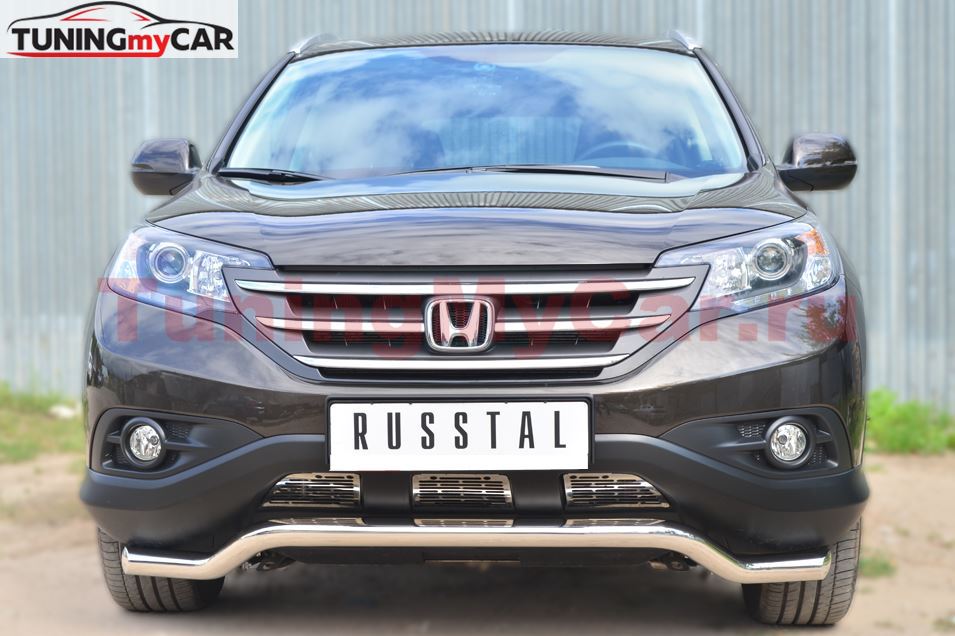 Защита переднего бампера D63 (волна) для Honda CR-V 2013 2.4 L