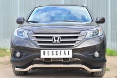 Защита переднего бампера D63 (волна) для Honda CR-V 2013 2.4 L 