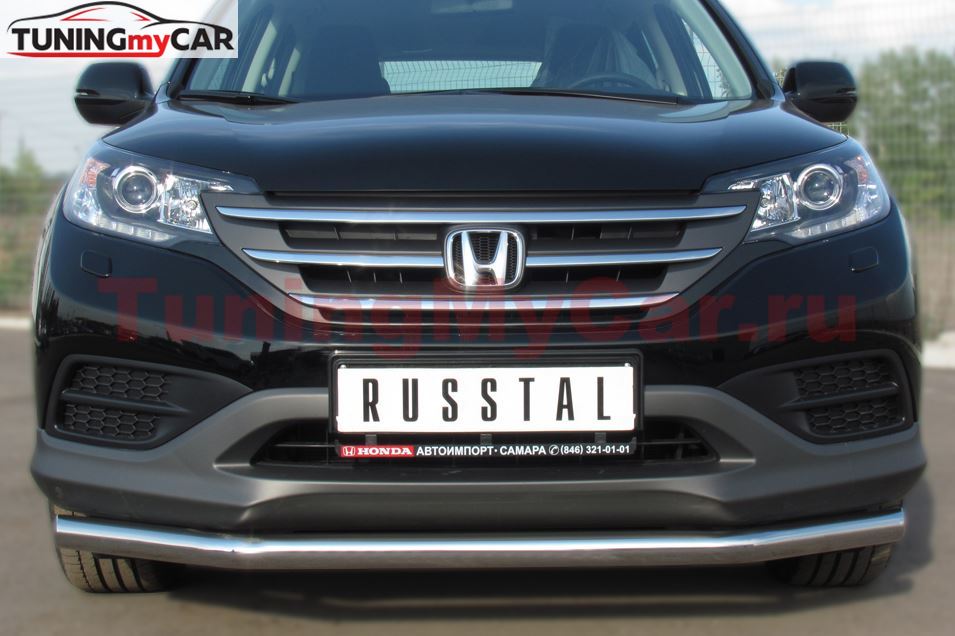Защита переднего бампера D63 (секции) для Honda CR-V 2013 2.0