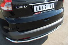 Защита заднего бампера D42 (секции)_ 42 уголки для Honda CR-V 2013