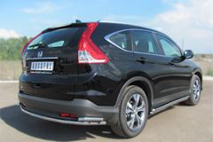Защита заднего бампера D42 (секции)_ 42 уголки для Honda CR-V 2013