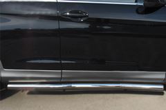 Пороги труба D63 (вариант 3) для Honda CR-V 2013