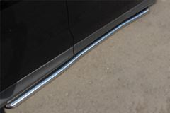 Пороги труба D63 (вариант 1) для Honda CR-V 2013
