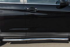 Пороги труба D63 (вариант 2) для Honda CR-V 2013