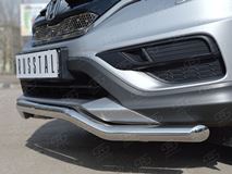 Защита переднего бампера D63 волна для Honda CR-V 2.0 2015-2016