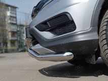 Защита переднего бампера D63 волна для Honda CR-V 2.0 2015-2016