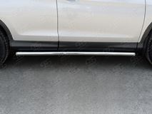 Пороги труба D63 (вариант 3) для Honda CR-V 2015