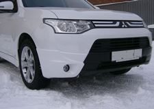 Накладки на ПТФ Samurai Mitsubishi Outlender 3 от 2012 г.в. 