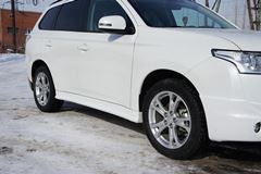 Пороги для Mitsubishi Outlender 3 от 2012 г.в. 